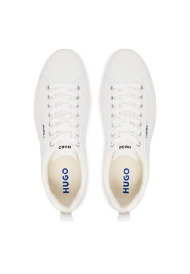 Hugo - HUGO Sneakersy Morrie 50558229 Biały. Kolor: biały. Materiał: materiał