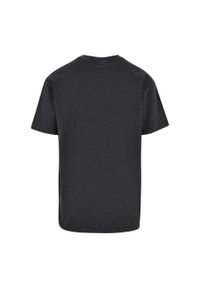 Urban Classics - Męska Koszulka Acid Wash Heavy Oversized T-shirt. Kolor: czarny. Sport: turystyka piesza