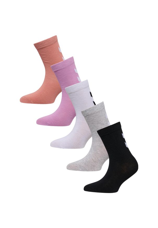 Skarpetki dziecięce Hummel Make My Day (x5). Kolor: różowy