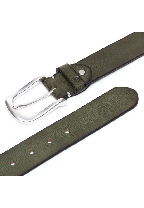 Tom Tailor - TOM TAILOR PASEK SKÓRZANY TM0174H51 550 40mm Gürtel. Materiał: skóra. Wzór: paski. Styl: klasyczny