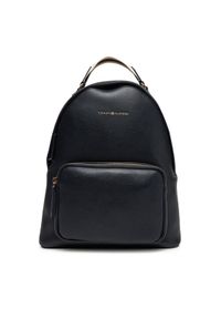 TOMMY HILFIGER - Tommy Hilfiger Plecak AW0AW17471 Granatowy. Kolor: niebieski. Materiał: skóra