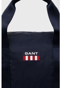 GANT - Gant Torba kolor granatowy. Kolor: niebieski. Wzór: nadruk #2