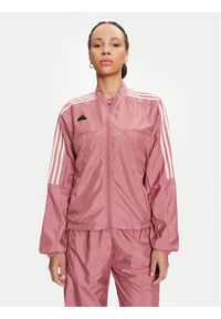 Adidas - adidas Bluza Tiro Cut 3-Stripes Summer JJ4663 Różowy Loose Fit. Kolor: różowy. Materiał: syntetyk