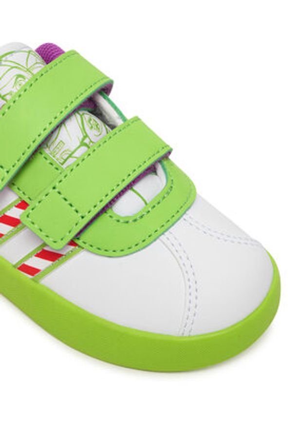 Adidas - adidas Sneakersy Vl Court Buzz Cf I JQ4386 Biały. Kolor: biały. Materiał: skóra