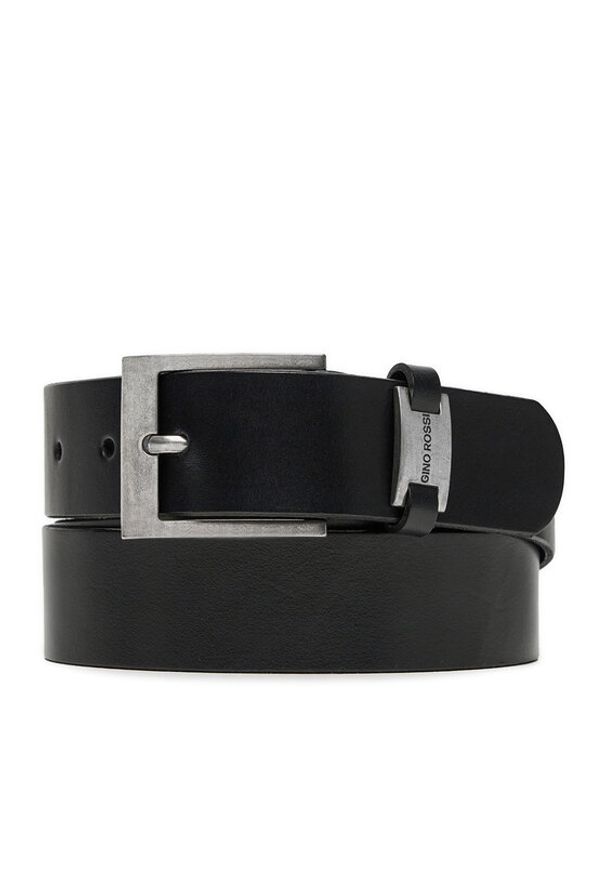 Gino Rossi Pasek C-LUCK-ZZ24099 Czarny. Kolor: czarny. Materiał: skóra