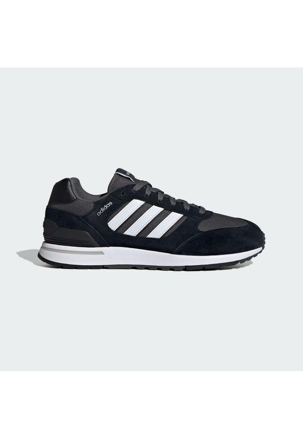Adidas - Buty Run 80s. Kolor: czarny, biały, szary, wielokolorowy. Sport: bieganie