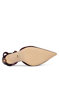 Elisabetta Franchi Szpilki SA-74L-57E2-EA4 Bordowy. Kolor: czerwony. Materiał: materiał. Obcas: na szpilce #6