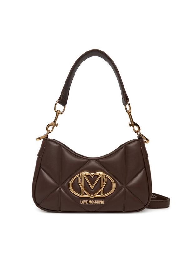 Love Moschino - LOVE MOSCHINO Torebka JC4080PP0NLC0313 Brązowy. Kolor: brązowy. Materiał: skórzane