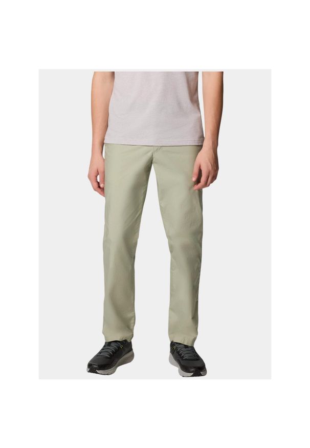 columbia - Spodnie męskie Columbia Washed Out. Kolor: zielony, szary, wielokolorowy. Sezon: lato. Sport: turystyka piesza