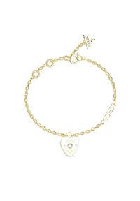 Guess Bransoletka JUBB05 053JW Złoty. Materiał: metalowe. Kolor: złoty