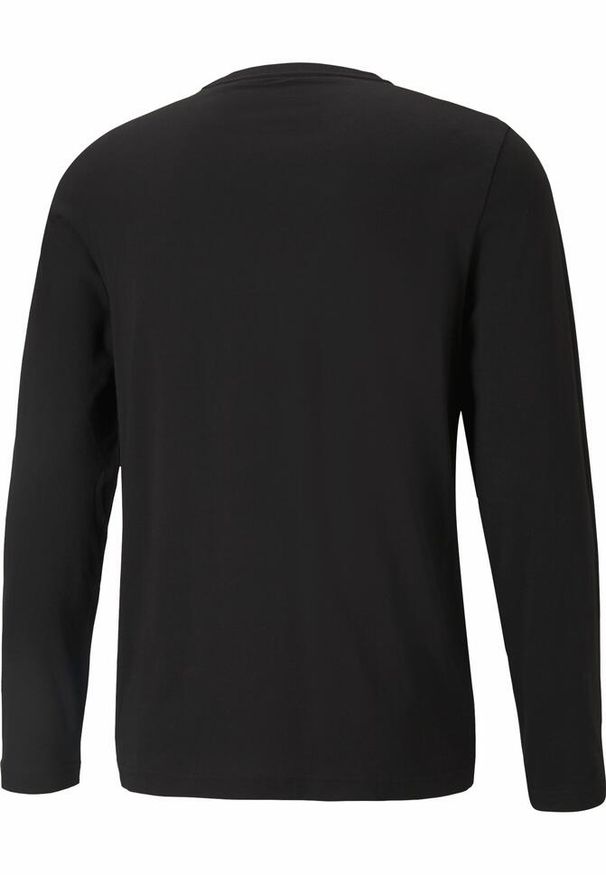Puma - Męska koszulka z długim rękawem Essentials PUMA Black. Kolor: czarny. Długość rękawa: długi rękaw. Długość: długie. Sport: joga i pilates