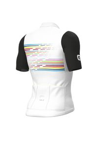 ALÉ CYCLING - Koszulka rowerowa męska Alé Maglia MC Logo. Kolor: wielokolorowy, czarny, biały