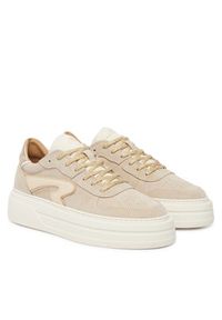 Replay - REPLAY Sneakersy GWZ8A .000.C0004L Beżowy. Kolor: beżowy. Materiał: skóra, zamsz #6