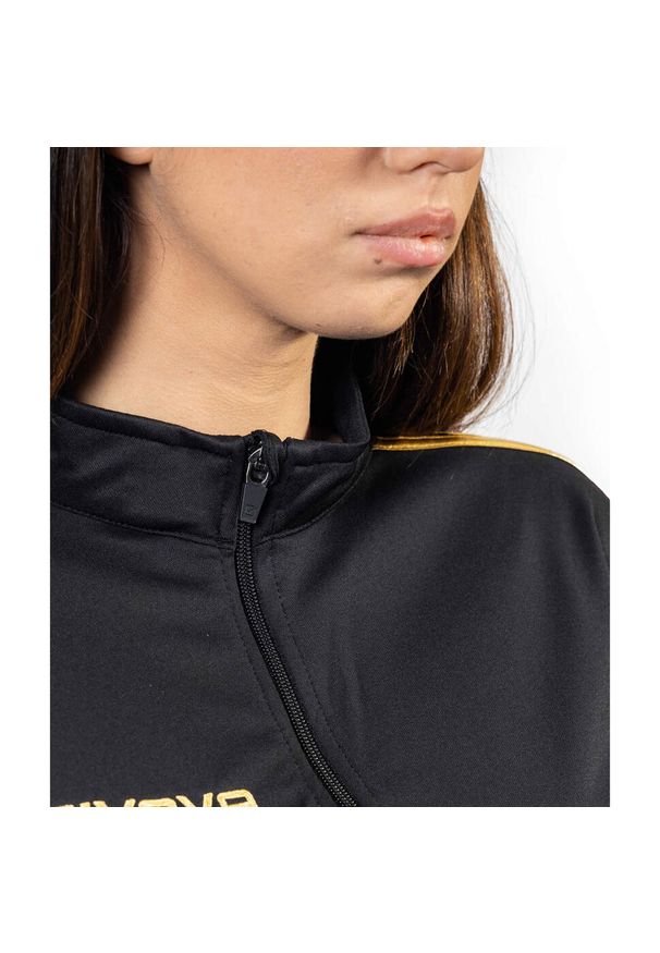 Givova Tuta Revolution Summer Donna 2XS - Dres letni. Okazja: na uczelnię. Kolor: czarny, żółty, wielokolorowy. Materiał: dresówka. Sezon: lato. Styl: sportowy