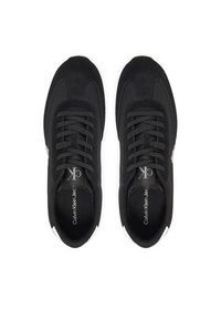 Calvin Klein Jeans Sneakersy Runner Laceup Mg Nylon Mix YW0YW01828 Czarny. Kolor: czarny. Materiał: zamsz, skóra #5