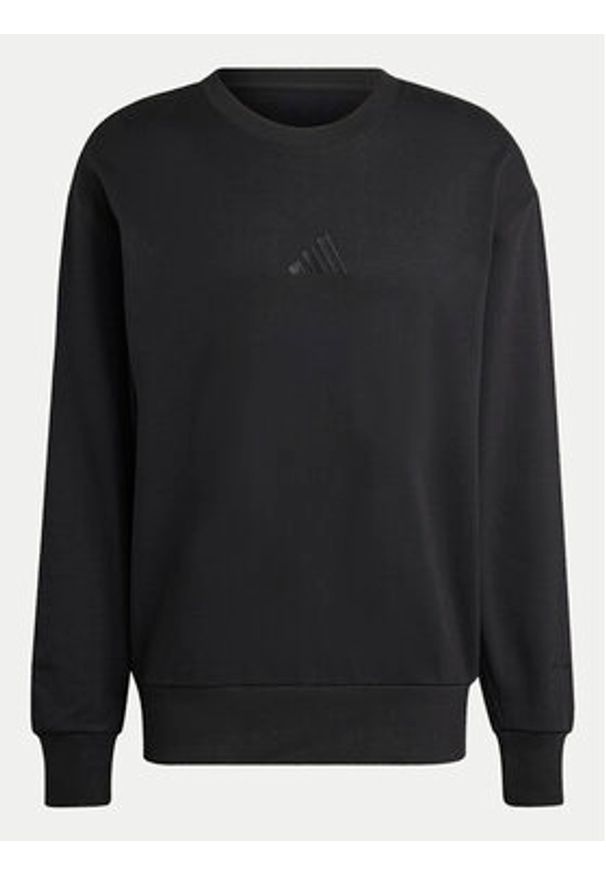 Adidas - adidas Bluza ALL SZN French Terry IX1261 Czarny Loose Fit. Kolor: czarny. Materiał: bawełna