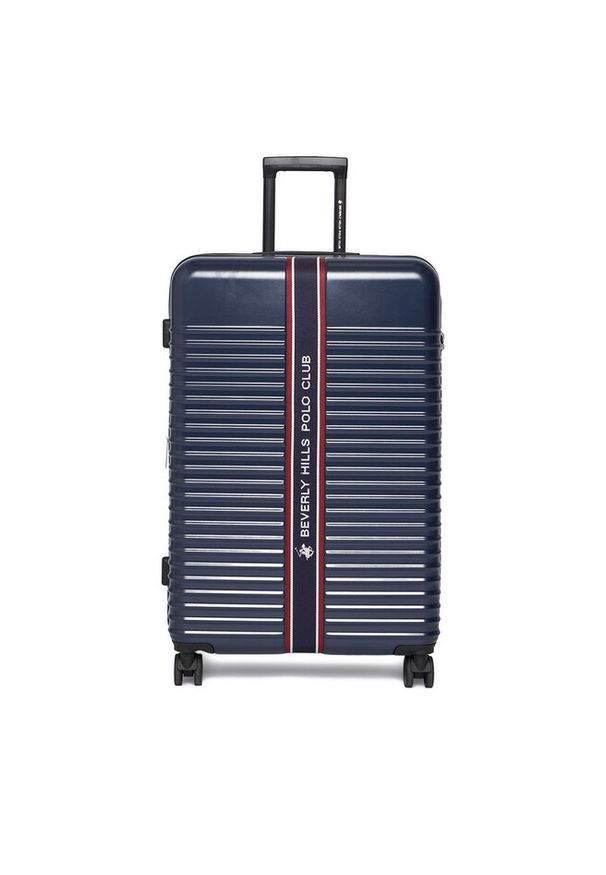 Walizka duża Beverly Hills Polo Club. Kolor: niebieski