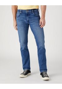 Wrangler - WRANGLER GREENSBORO MĘSKIE SPODNIE JEANSOWE SMOKE SEA W15QYLZ71 #1