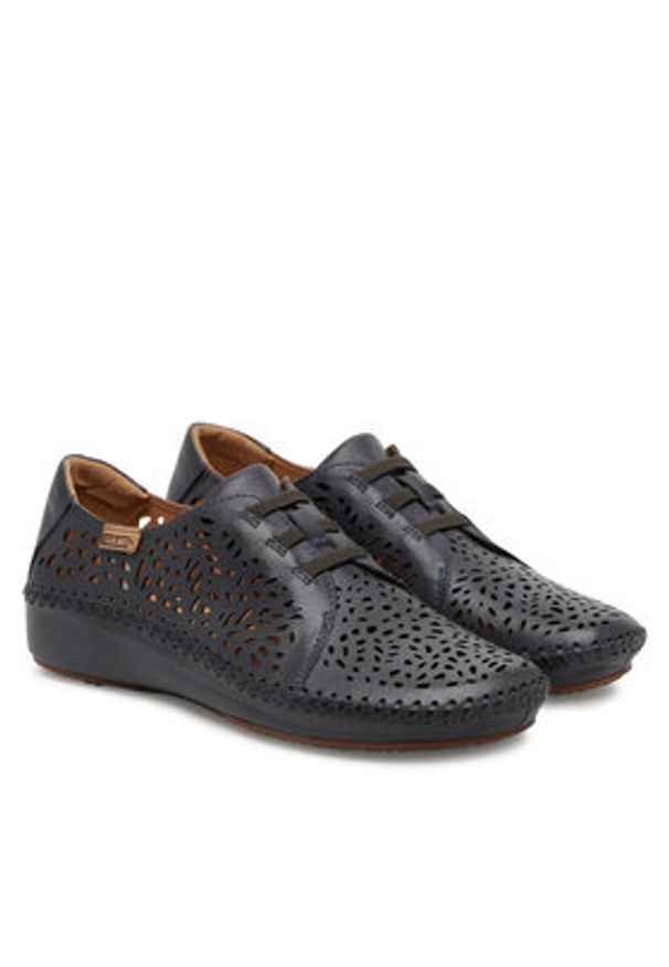 Pikolinos Półbuty 655-4783 Granatowy. Kolor: niebieski. Materiał: skóra