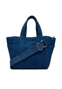 Calvin Klein Torebka Webbing Strap Canvas Small Tote LV04F3384G Niebieski. Kolor: niebieski #4