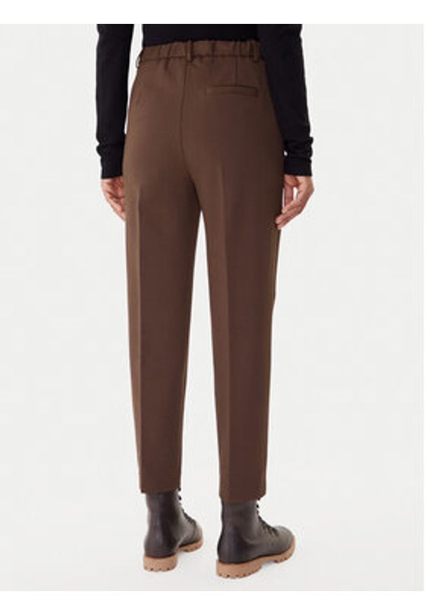 ViCOLO Spodnie materiałowe TF0229 Brązowy Regular Fit. Kolor: brązowy. Materiał: syntetyk