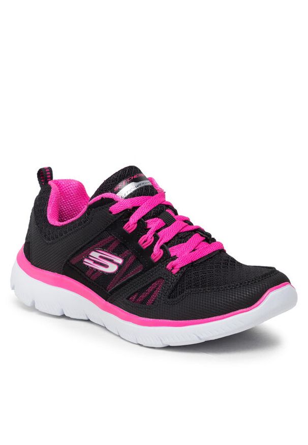 skechers - Skechers Buty New World 12997/BKHP Czarny. Kolor: czarny. Materiał: skóra