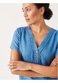 Part Two Sukienka codzienna Kaminas 30306740 Niebieski Feminine Fit. Okazja: na co dzień. Kolor: niebieski. Materiał: lyocell. Typ sukienki: proste. Styl: casual #4