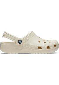Buty klapki sandały chodaki męskie Crocs. Kolor: beżowy, biały. Materiał: syntetyk. Styl: sportowy #1