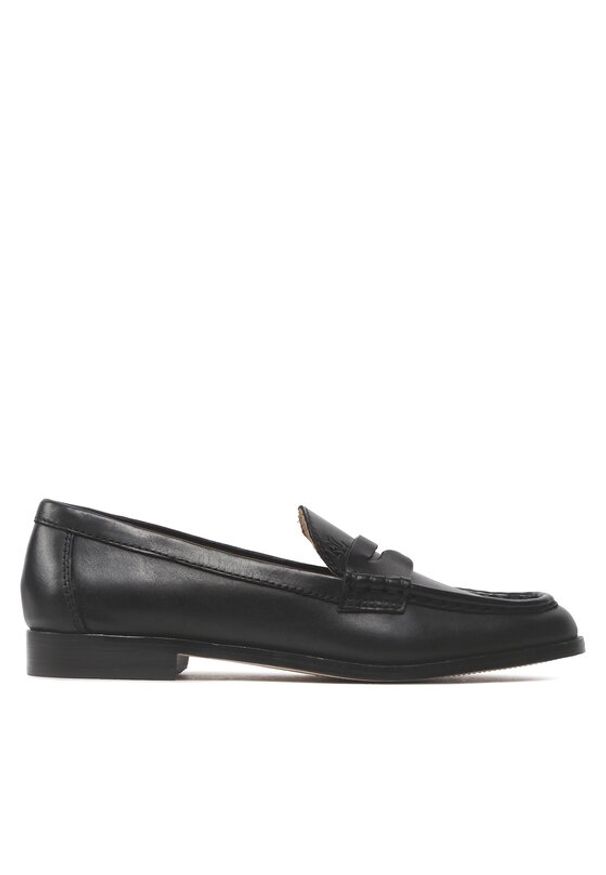 Lauren Ralph Lauren - LAUREN RALPH LAUREN Mokasyny Wynnie 802875318001 Czarny. Kolor: czarny. Materiał: skóra