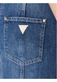 Guess Spódnica jeansowa W3BD87 D4H77 Granatowy Slim Fit. Kolor: niebieski. Materiał: bawełna, jeans