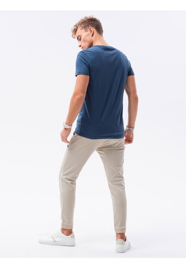 Niebieski t-shirt Ombre Clothing