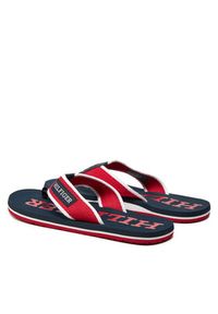 TOMMY HILFIGER - Tommy Hilfiger Japonki Patch Hilfiger Beach Sandal FM0FM05024 Czerwony. Kolor: czerwony #5