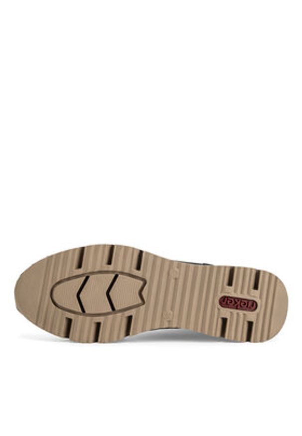 Rieker Botki N6361-00 Czarny. Kolor: czarny. Materiał: skóra