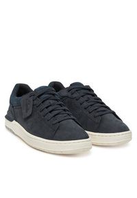 Clarks Sneakersy Courtlite2 Run 26181323 Granatowy. Kolor: niebieski. Materiał: skóra, nubuk. Sport: bieganie #4