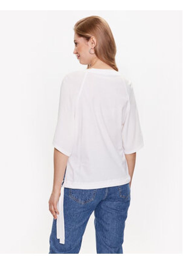 Marella Bluzka Fatuo 2339410635 Biały Regular Fit. Kolor: biały. Materiał: bawełna