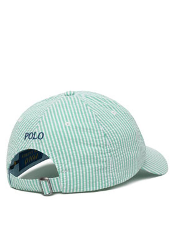 Polo Ralph Lauren Czapka z daszkiem 710957166500 Zielony. Kolor: zielony. Materiał: bawełna