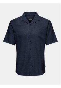 Only & Sons Koszula Caiden 22025116 Granatowy Slim Fit. Kolor: niebieski. Materiał: bawełna #1