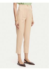 ACCESS FASHION Spodnie materiałowe 63-5132-135 Beżowy Regular Fit. Kolor: beżowy. Materiał: syntetyk #1