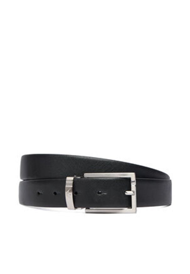 Emporio Armani Pasek Męski Y4S498 YLP4E 81519 Czarny. Kolor: czarny. Materiał: skóra