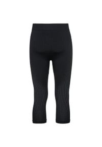 Odlo - Legginsy termiczne męskie Performance Warm Eco Bl Bottom 3/4. Kolor: czarny