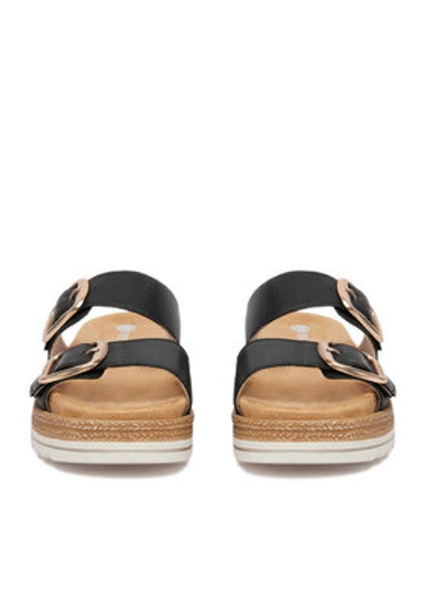 Remonte Klapki CEO-D0Q66-00 Czarny. Kolor: czarny. Materiał: skóra