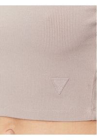Guess Top Edie V3GP19 K8RT2 Beżowy Slim Fit. Kolor: beżowy. Materiał: wiskoza #4