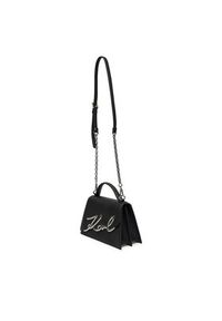 Karl Lagerfeld - KARL LAGERFELD Torebka A1W30036 Czarny. Kolor: czarny. Materiał: skórzane