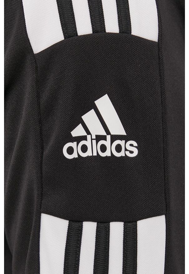 adidas Performance - Bluza. Okazja: na co dzień. Typ kołnierza: kaptur. Kolor: czarny. Materiał: tkanina. Wzór: gładki. Styl: casual