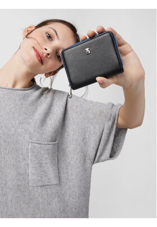 Tous - TOUS Portfel Monedero M. New Dubai 2001690051 Czarny. Kolor: czarny. Materiał: skóra