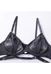 Intica - Stanik z fiszbinami i regulowanymi ramiączkami w eleganckim stylu Maricruz. Kolor: czerwony. Materiał: materiał #3