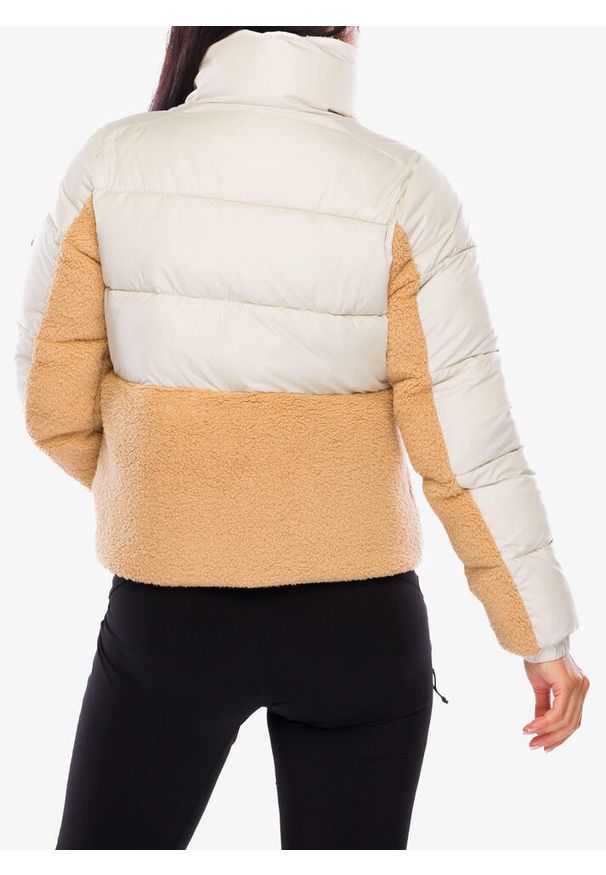 columbia - Kurtka ocieplana damska Columbia Leadbetter Point II Sherpa Hybrid. Kolor: biały, wielokolorowy, beżowy