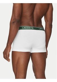 Lacoste Komplet 3 par bokserek 5H1300 Biały. Kolor: biały. Materiał: bawełna #4