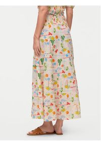Vero Moda Spódnica maxi Elena 10351018 Beżowy jasny Regular Fit. Kolor: beżowy. Materiał: bawełna #3