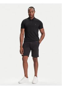 BOSS Szorty materiałowe 50536723 Czarny Slim Fit. Kolor: czarny. Materiał: bawełna